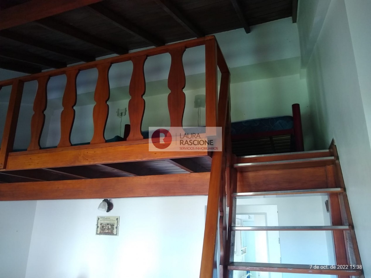 Departamento dos ambientes a metros del mar